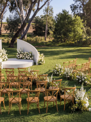 Home barossa winery wedding installation peterlehmann